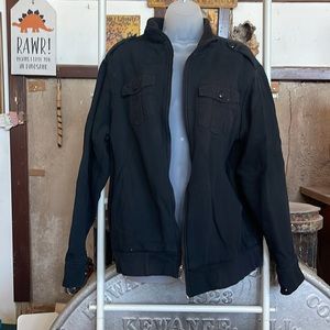 Helix Black Knit Jacket